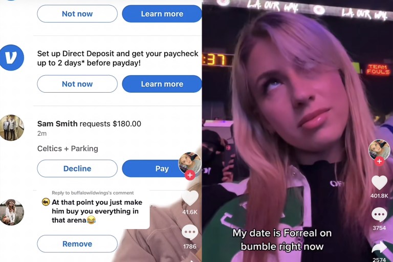 This Guy Really Swiped On Bumble During His Date And Then Venmo Requested His Date For $180