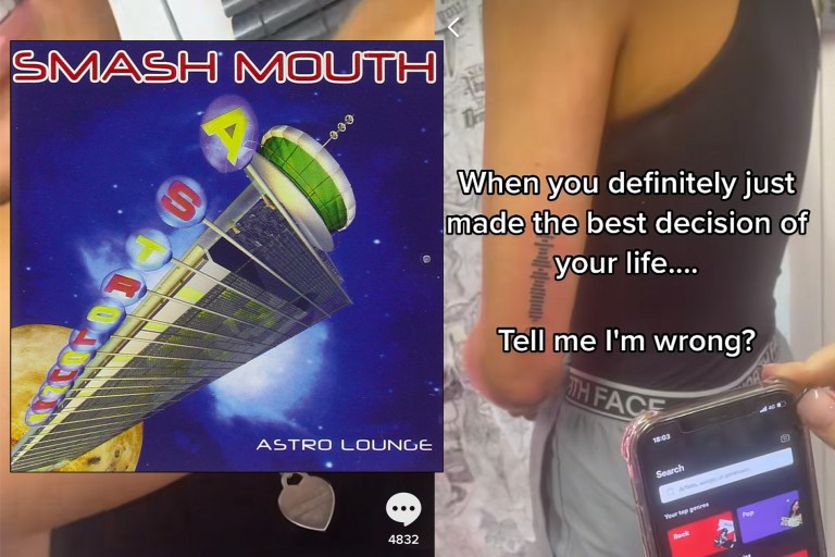 This Zoomer Got The ‘Music QR Code’ For The Smash Mouth Song Tattooed On Her Arm