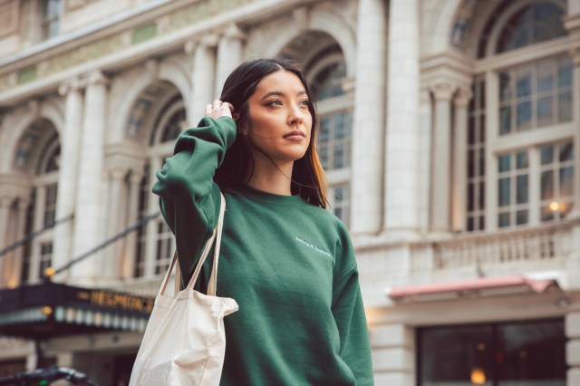 Girl With Tote