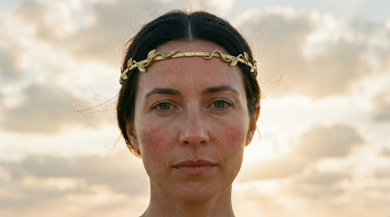 Greek Goddess with Snake Crown