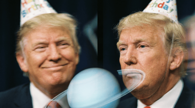 AI-generated illustration of the planet Uranus and its orbital path symbolizing an 84-year cycle